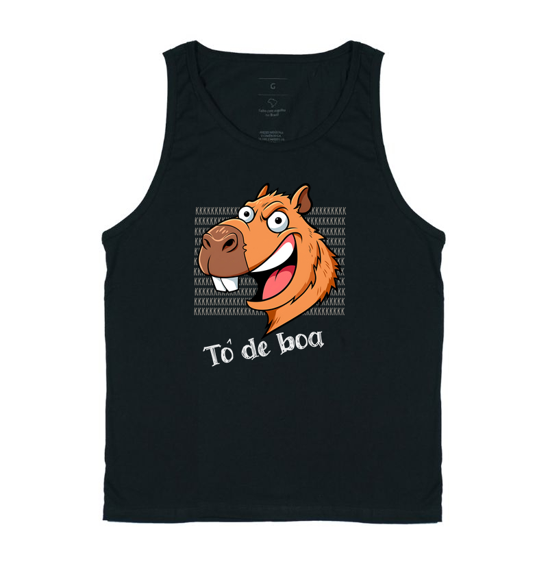 Meme Capivara Tô de Boa | Cut Tee