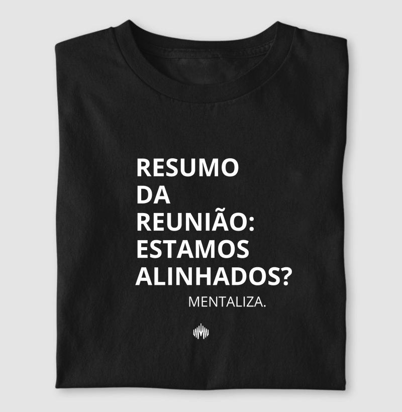 Resumo da reunião: estamos alinhados?