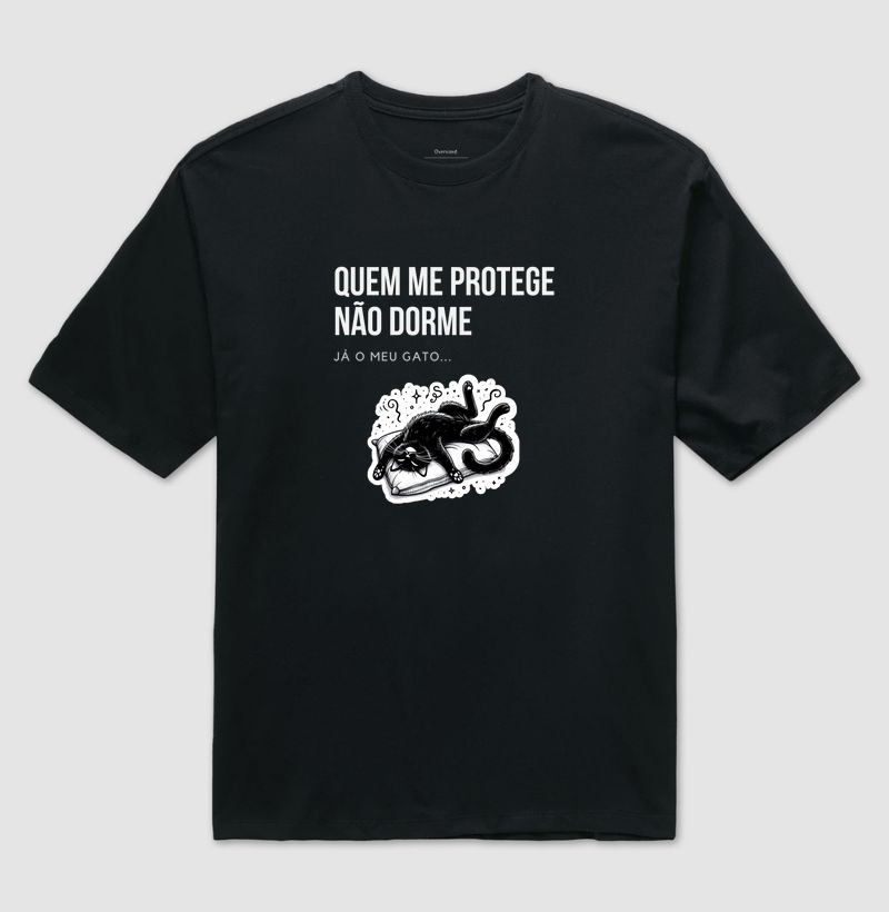 Quem me protege não dorme - preto