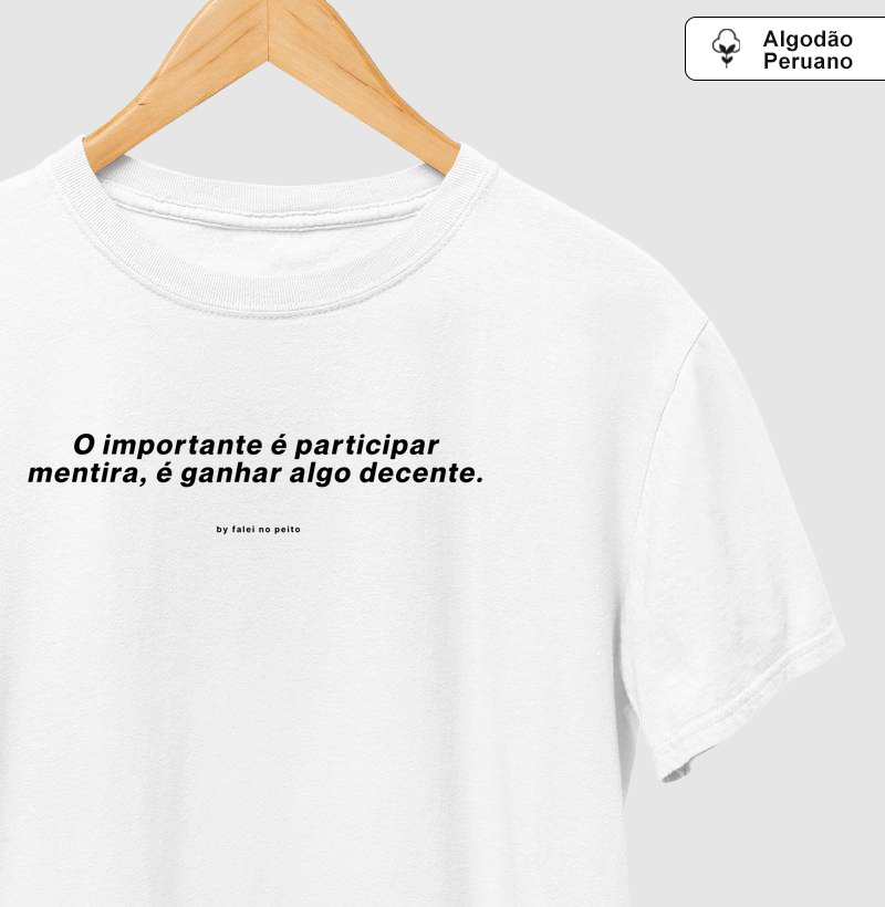 O importante é participar — mentira, é ganhar algo decente.