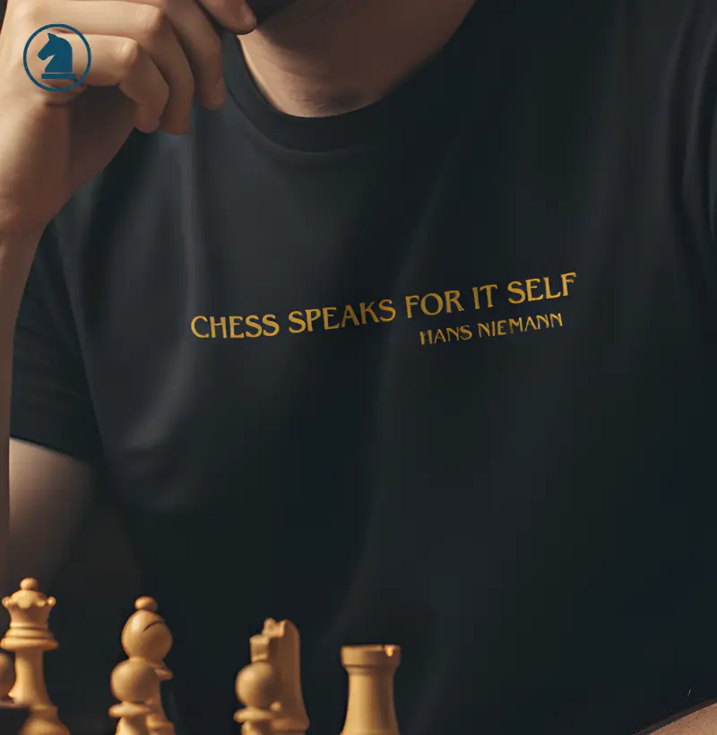 Chess speaks for itself - Hans Niemann (arte: Herysther)