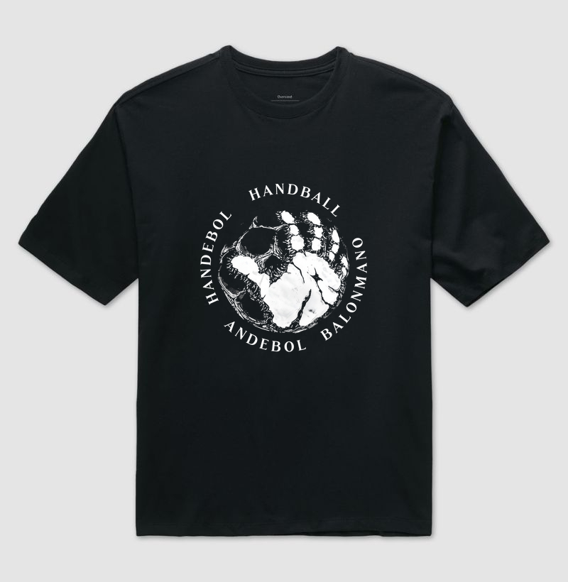 Camiseta Oversized de Handebol - HANDBALL -ANDEBOL - BALLOMANO - HANDEBOL
