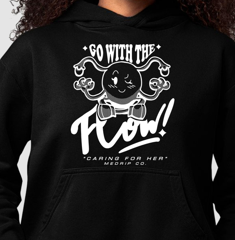 Go with the Flow Moletom Hoddie