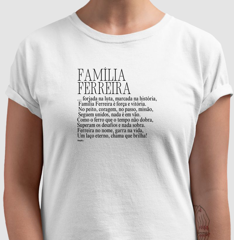 FAMÍLIA FERREIRA | Algodão Premium