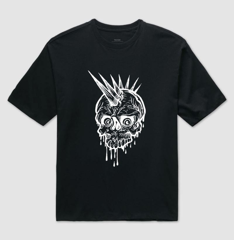 Oversized Caveira Punk (V. White)