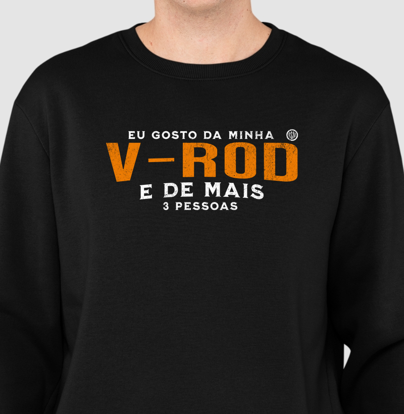 Eu gosto da minha V-rod e de mais 3 pessoas