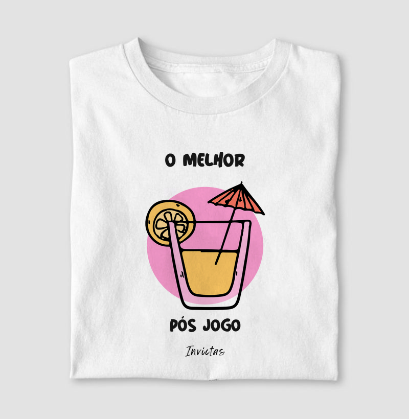 Camiseta Algodão Penteado - O melhor pós jogo