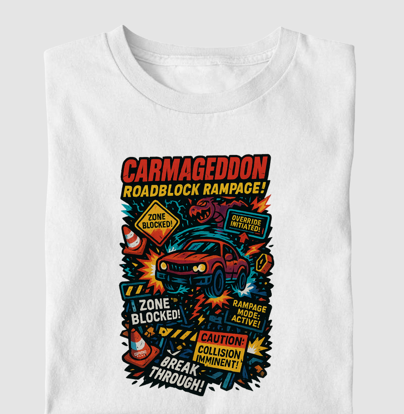 PcDos Carmageddon Roadblock Rampage