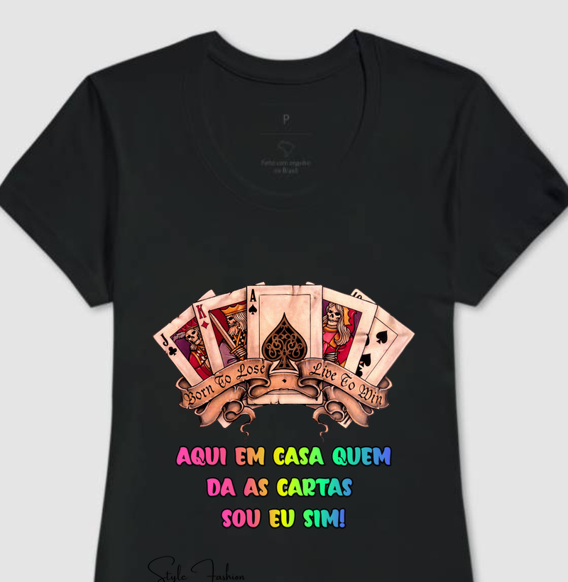 quem da as cartas em casa.