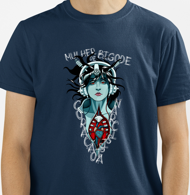 Coração Narcisista Grande - Mulher de Bigode