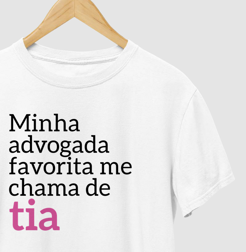 Minha advogada favorita me chama de tia