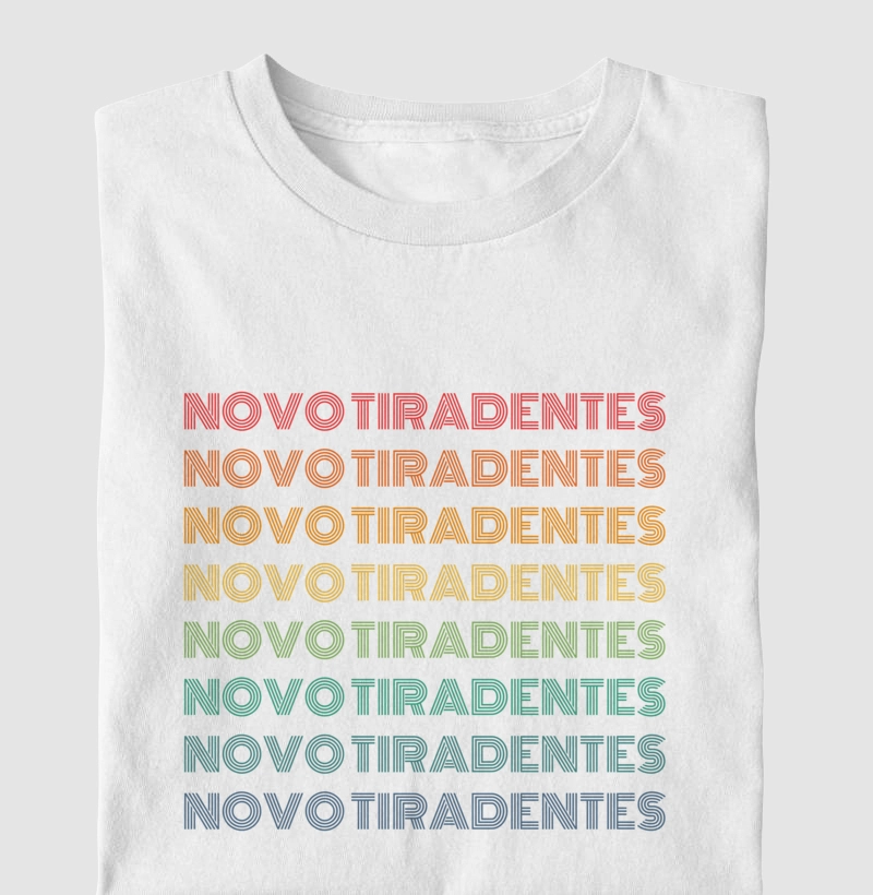 Novo Tiradentes Letreiro Retrô