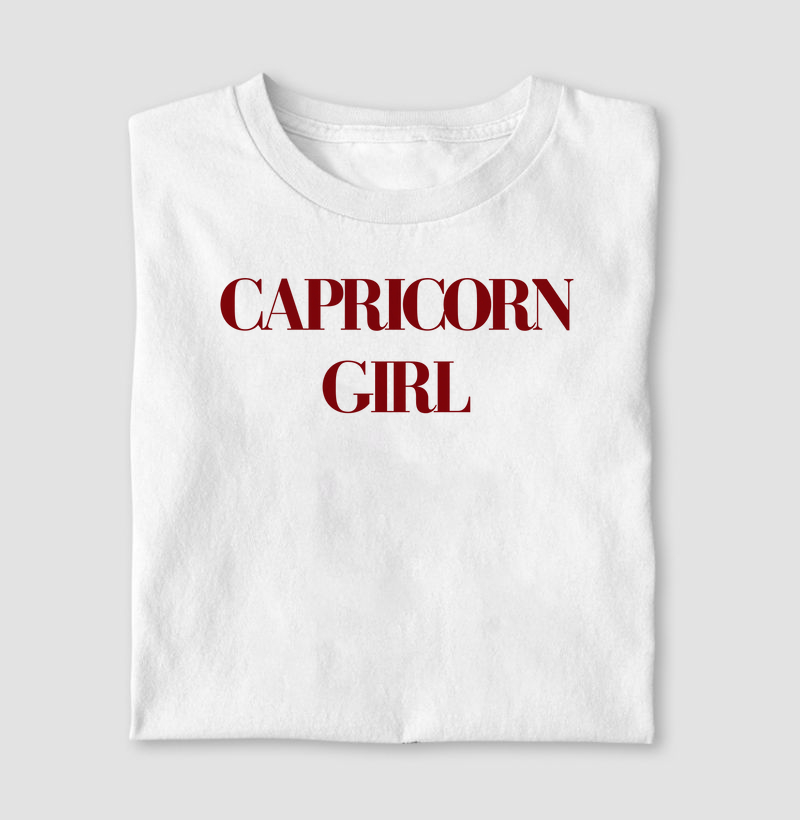 Camiseta Signos CAPRICÓRNIO - CAPRICORN GIRL