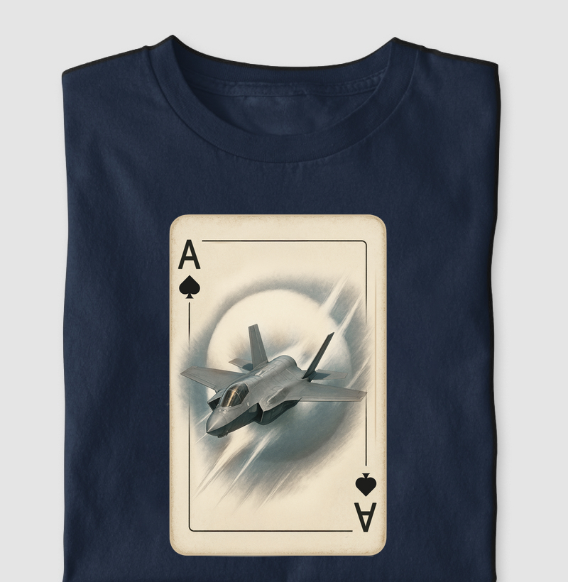 Camiseta Ás de Espadas F-35 Lightning II