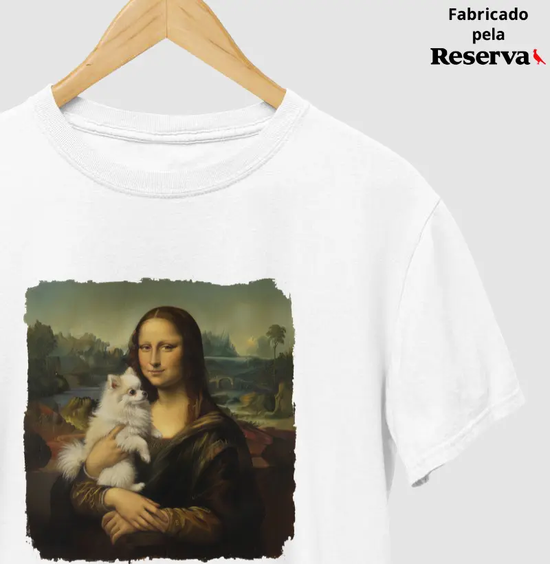 Pomerânia com a Mona Lisa