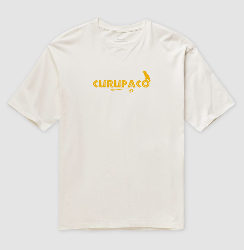 Camiseta Oversized - Frase Curupaco
