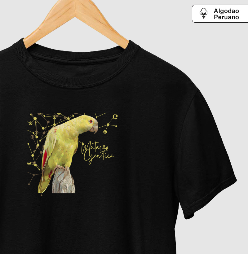 Camiseta Algodão Peruano - Mutações Papagaio