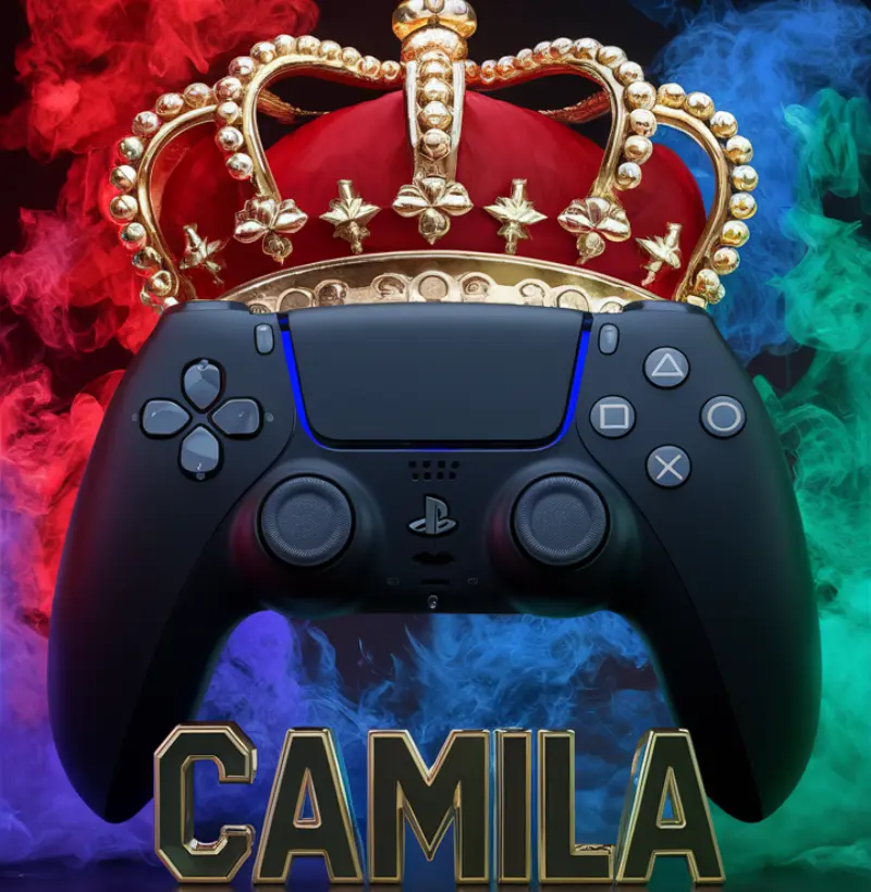 camiseta games nome Camila