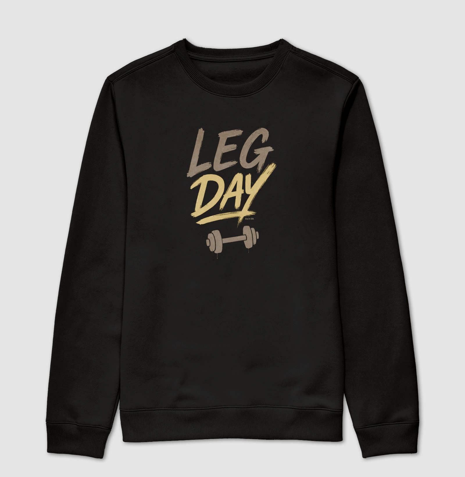 Leg Day - versão pincelada bege