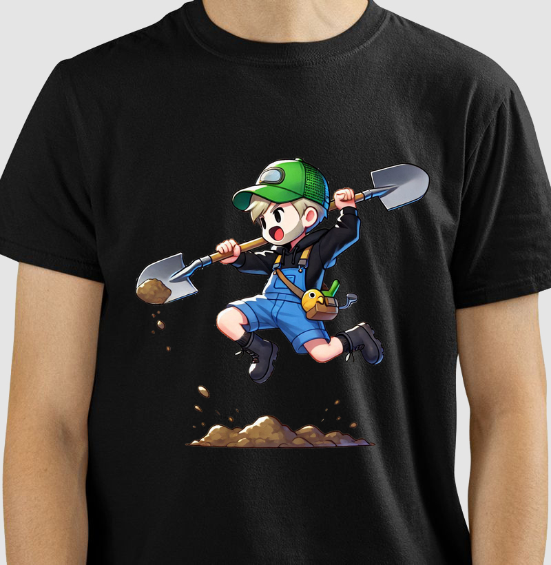 Camiseta Claudinho e a pá Suprema