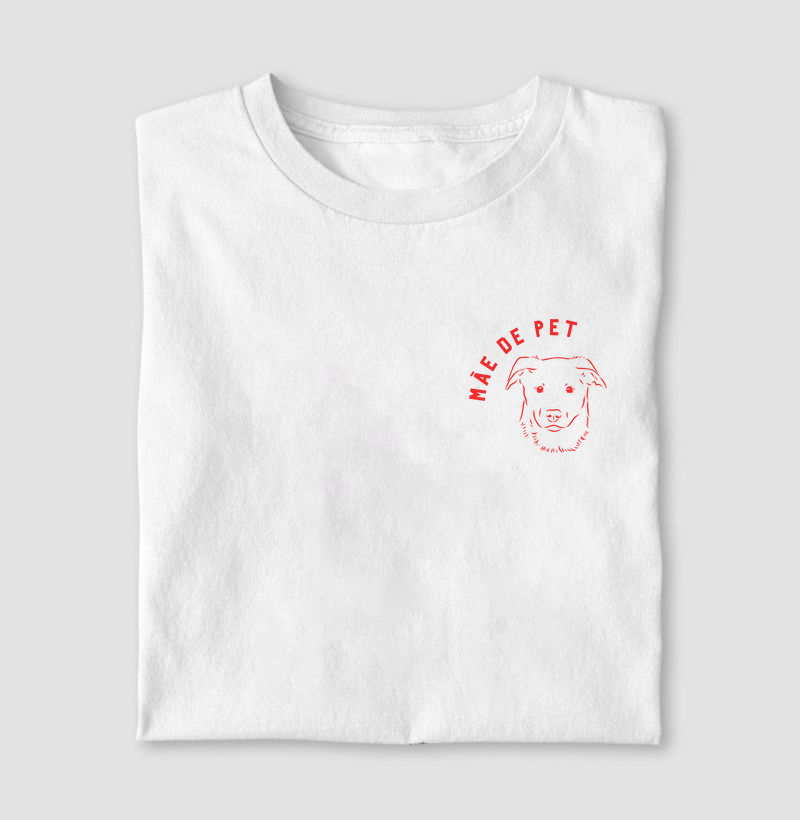Camiseta Mãe de Pet Dog Peito