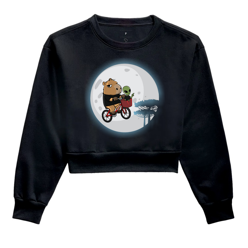 Camiseta Capivara Extraterrestre retro
