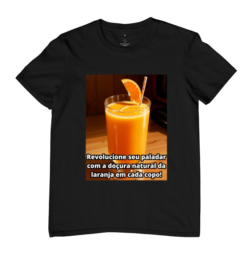Camiseta suco de laranja