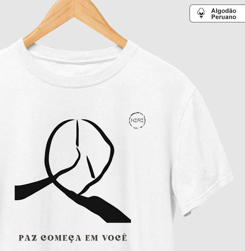 Camiseta Premium KIRI - Paz começa em Você - Min