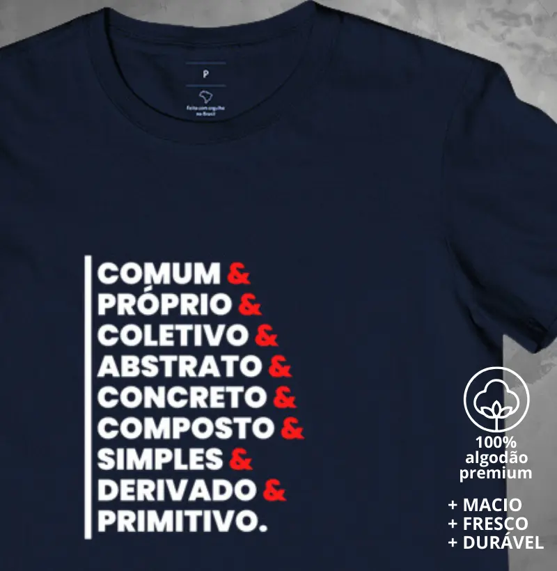 Camiseta Substantivos