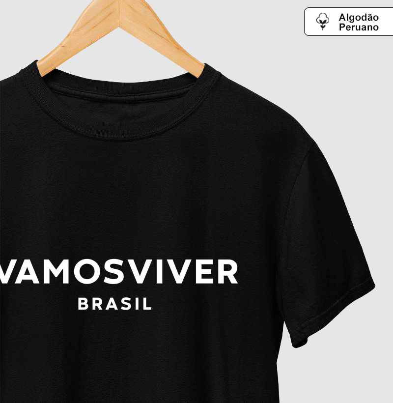 Algodão Peruano Vamos Viver Brasil - Vamos Viver
