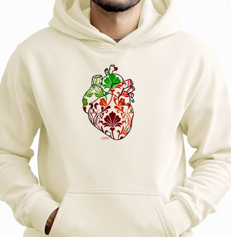 Coração com flores