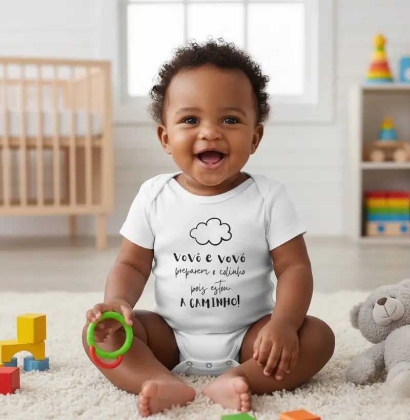 Body Bebê a Caminho Vovô e Vovó