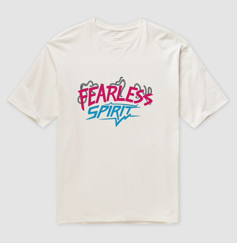 Camiseta Oversized FEARLESS SPIRIT 