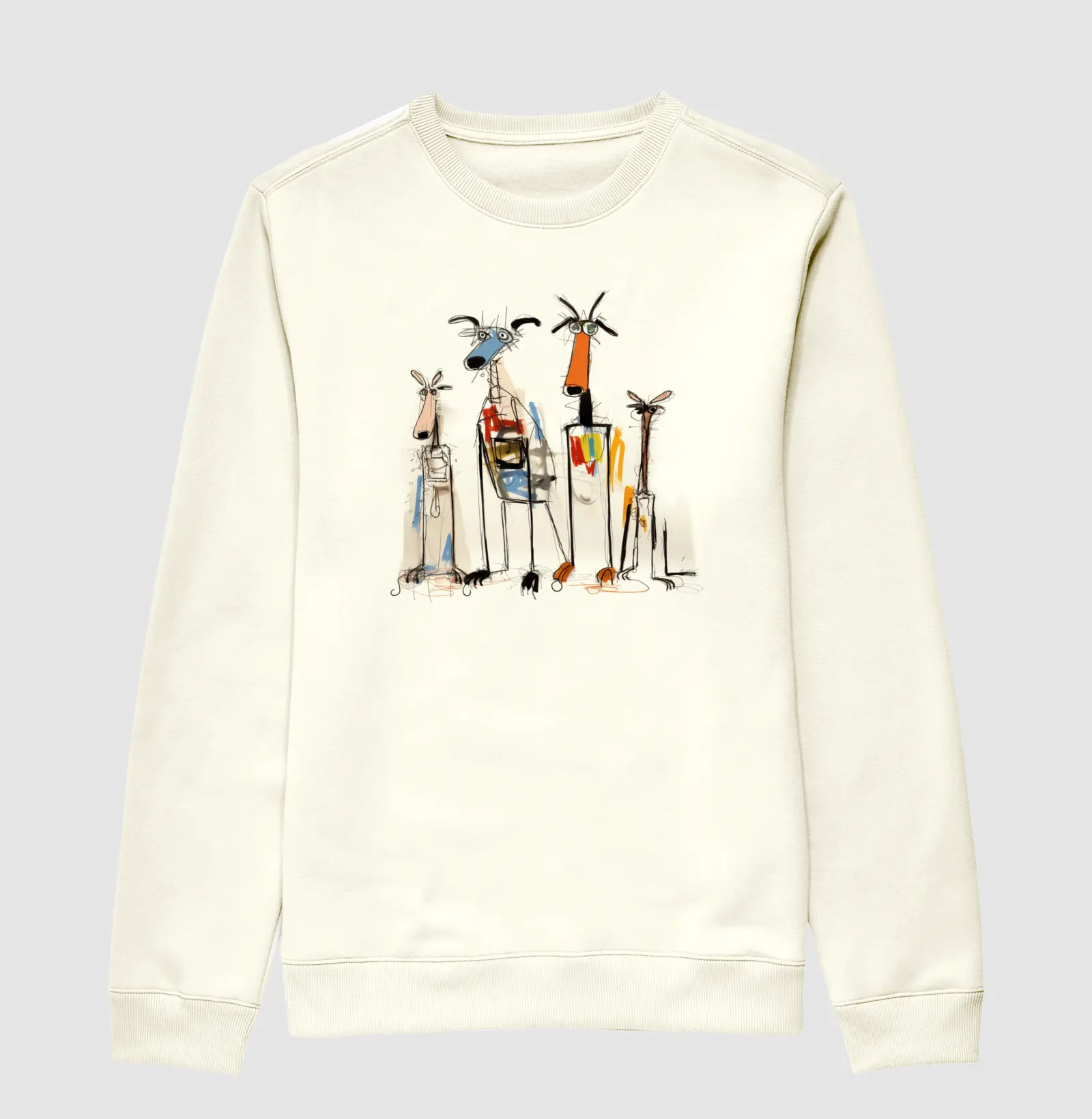 Basquiat Shepherd Pack Moletom Careca