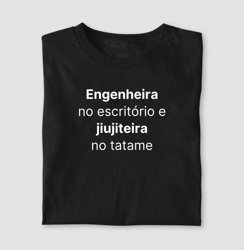 Engenheira no escritório e jiujiteira no tatame
