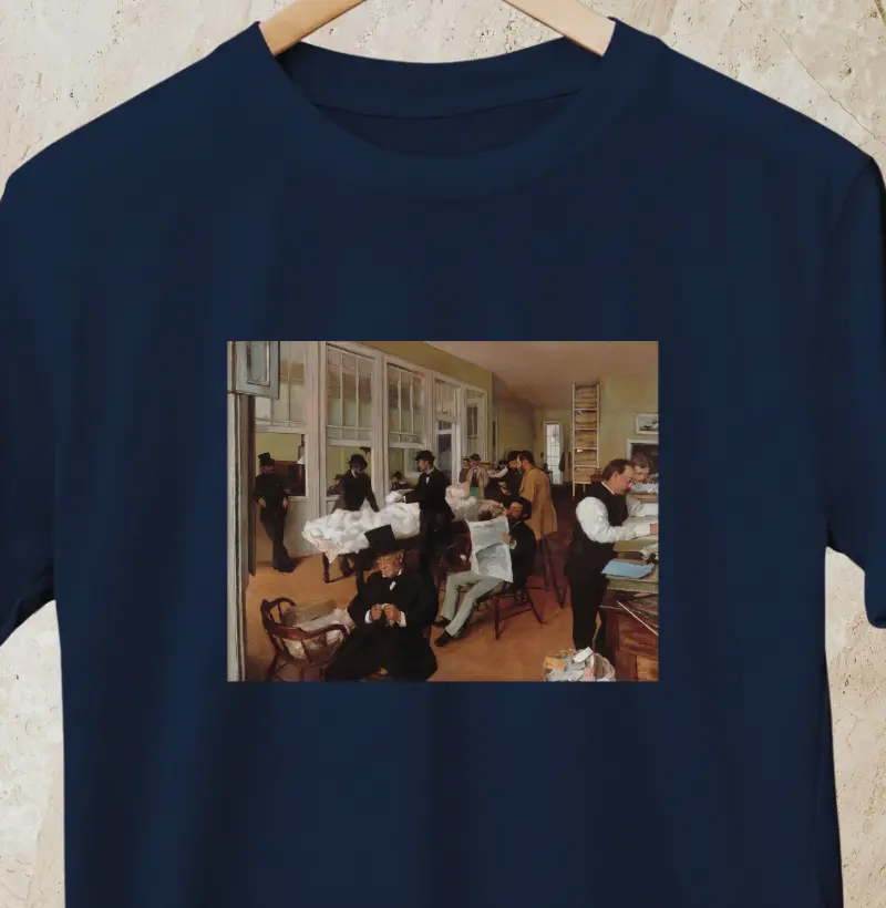 Um Escritório de Algodão em Nova Orleans - Edgar Degas