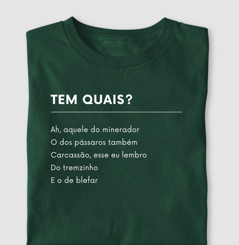 Quais jogos você tem?