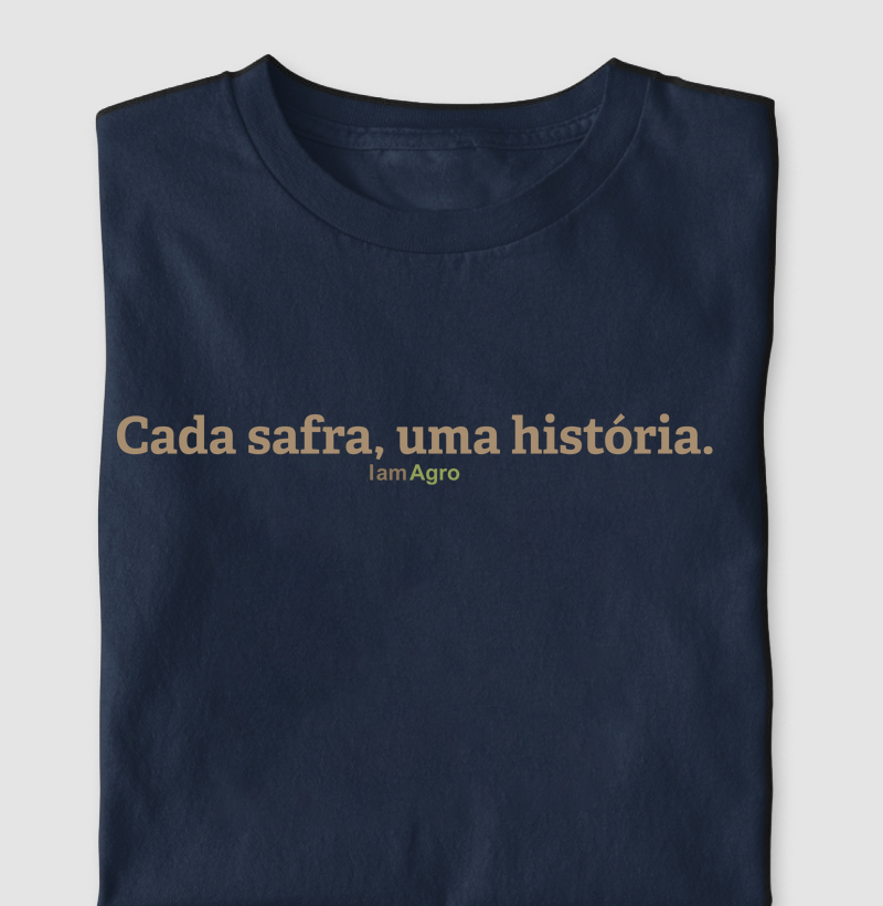 Camiseta Agro Cada Safra uma História.