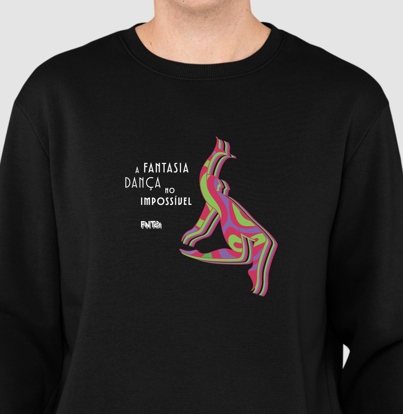 MOLETOM SUÉTER SLIM "FANTASIA" / DANÇA NO IMPOSSÍVEL 2