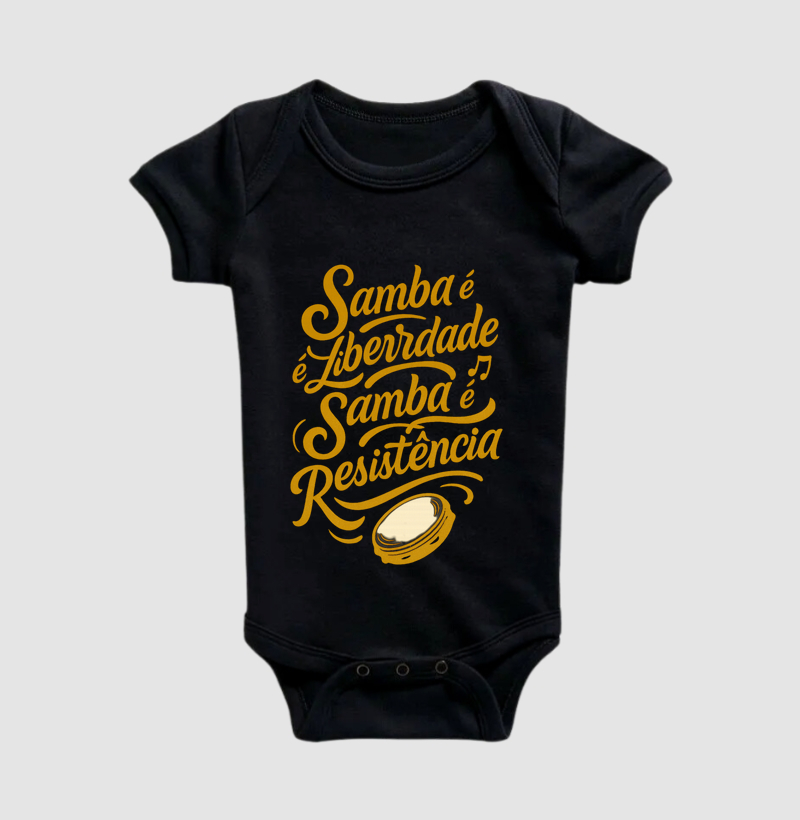 Camiseta Original Samba é Liberdade Samba é Resistência