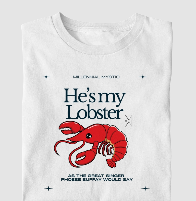 Camiseta Namorados - Hi's my lobster
