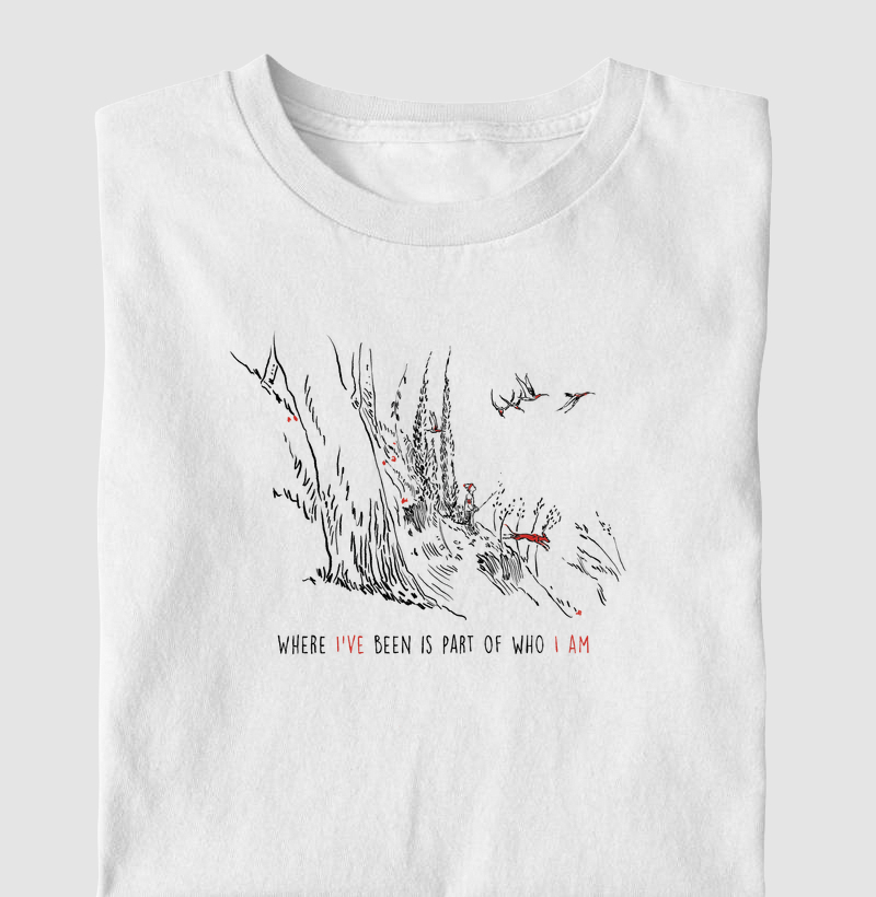 Camiseta -Who I am (Natureza e Trilha)