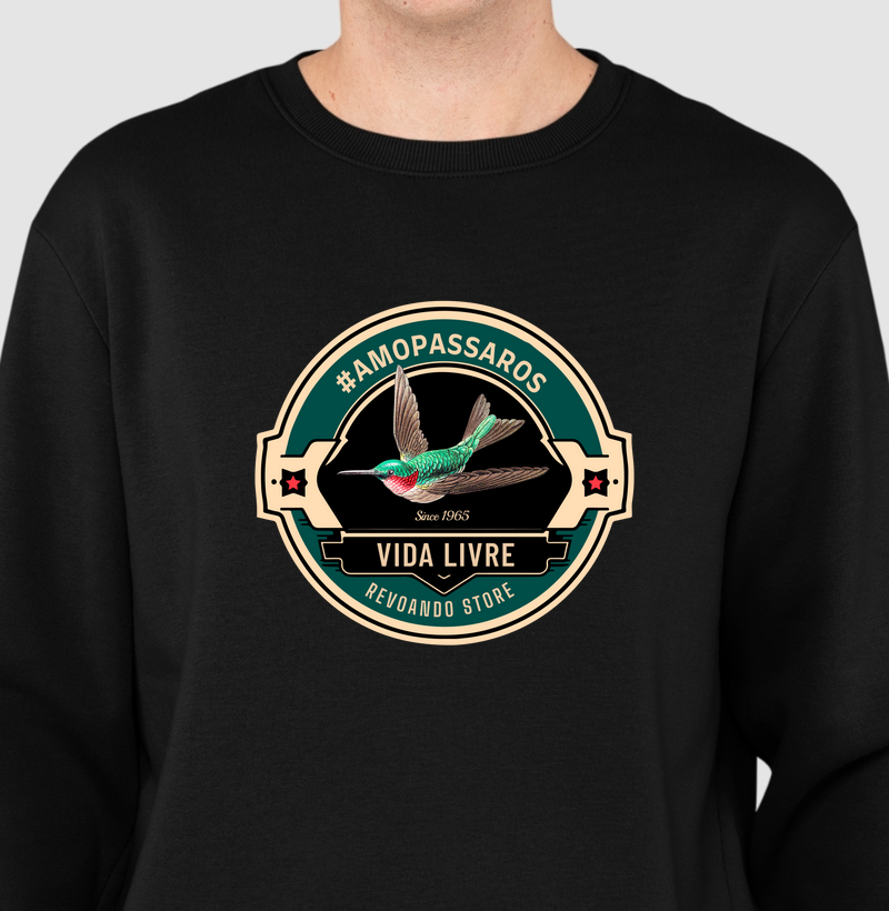 Vida Livre - Vintage - Moletom