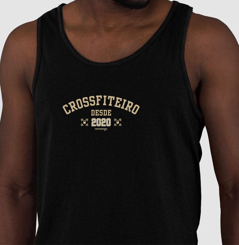 "Crossfiteiro Desde 2020" - ANO Personalizável  (ANTES DE COMPRAR NOS ENVIE PELO WHATSAPP O ANO QUE DESEJA NA ESTAMPA) - 83 9 9677 1628