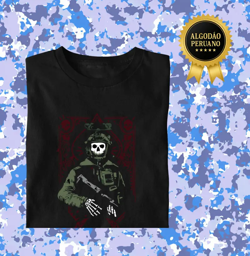 SOLDIER SKULL/ Algodão Peruano
