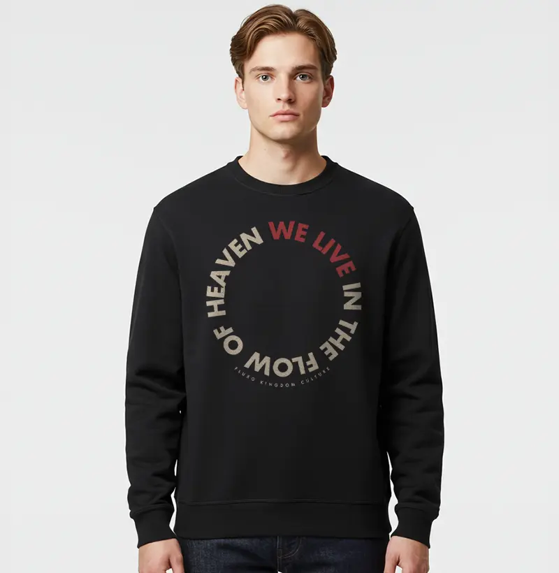 Casaco Moletom careca - We Live in the Flow