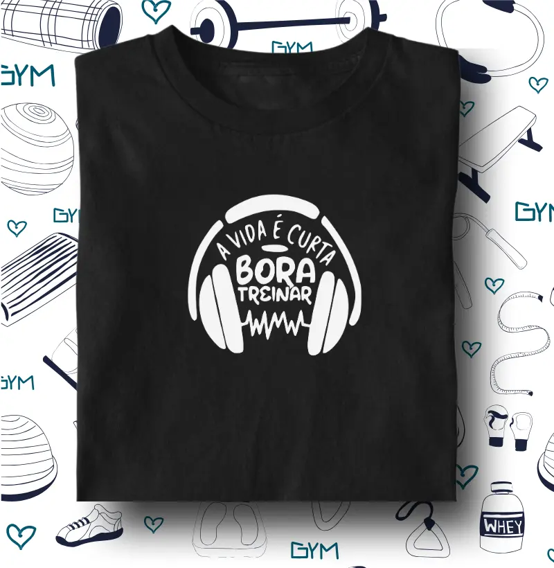 A vida é curta bora treinar