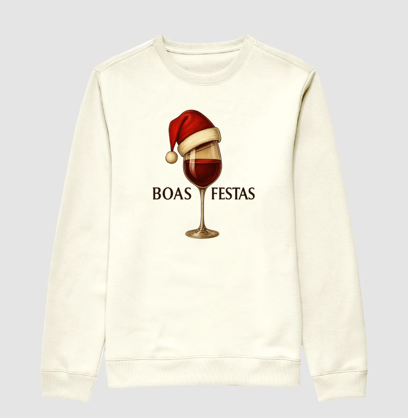 Suéter Moletom - Boas Festas