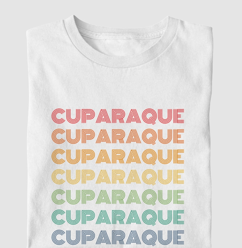 Cuparaque Letreiro Retrô