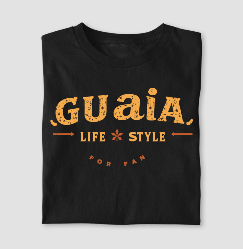 Camiseta Casual Guaia Vintage